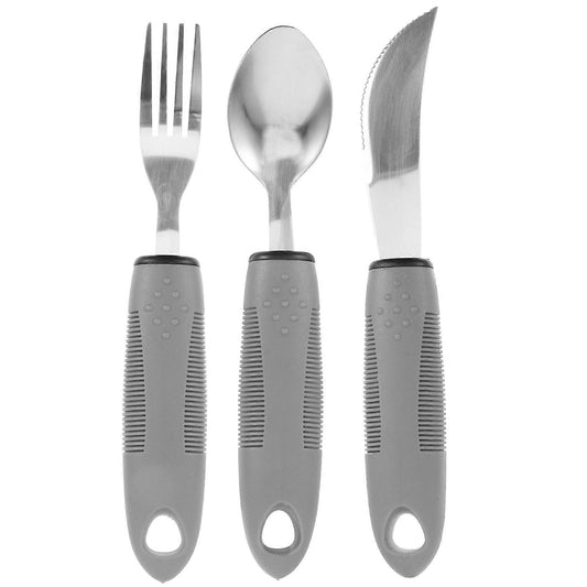 Set of 3 Adaptive Utensils Set for the Elderly