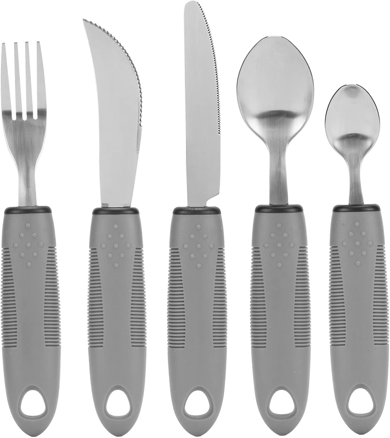 Set of 5 Adaptive Utensils Set for the Elderly